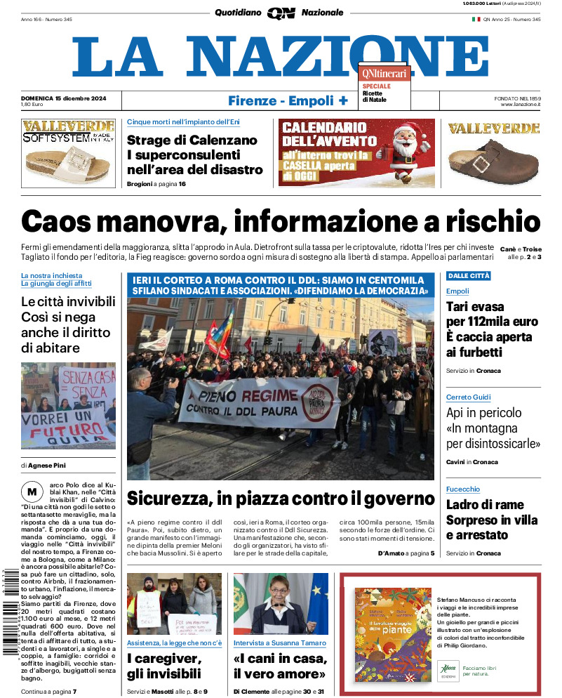 Prima-pagina-la nazione-edizione-di-oggi-20241215